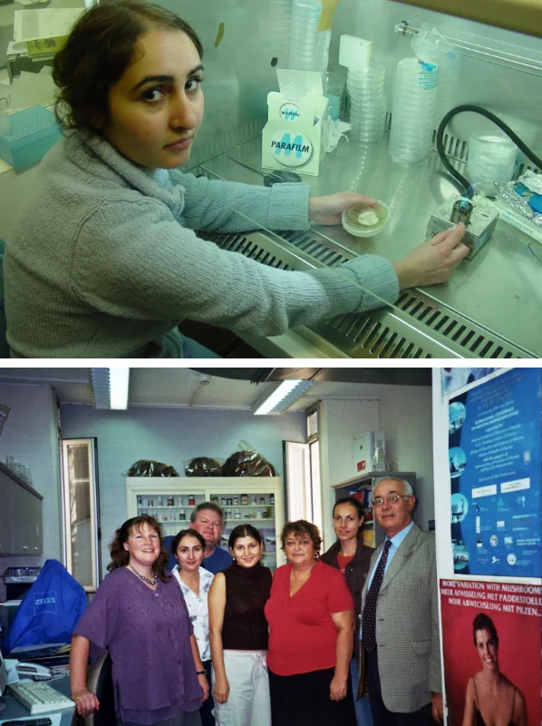 В лаборатории Международного центра биотехнологии и биоразнообразия грибов